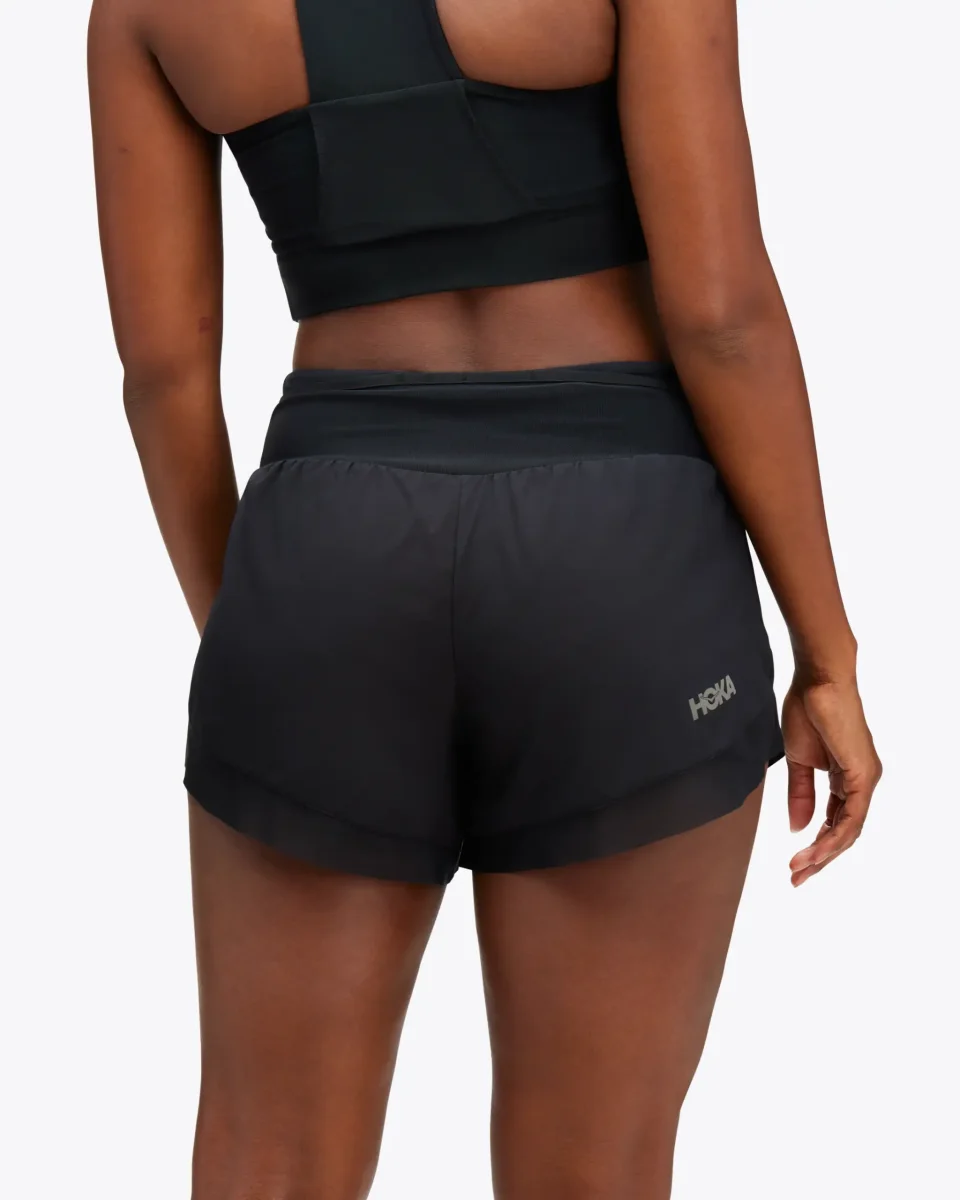 HOKA SHORTS W GLIDE 4´ BLACK - Image 3