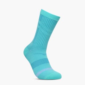 HOKA TRAIL RACE CREW SOCK CIELO BLUE