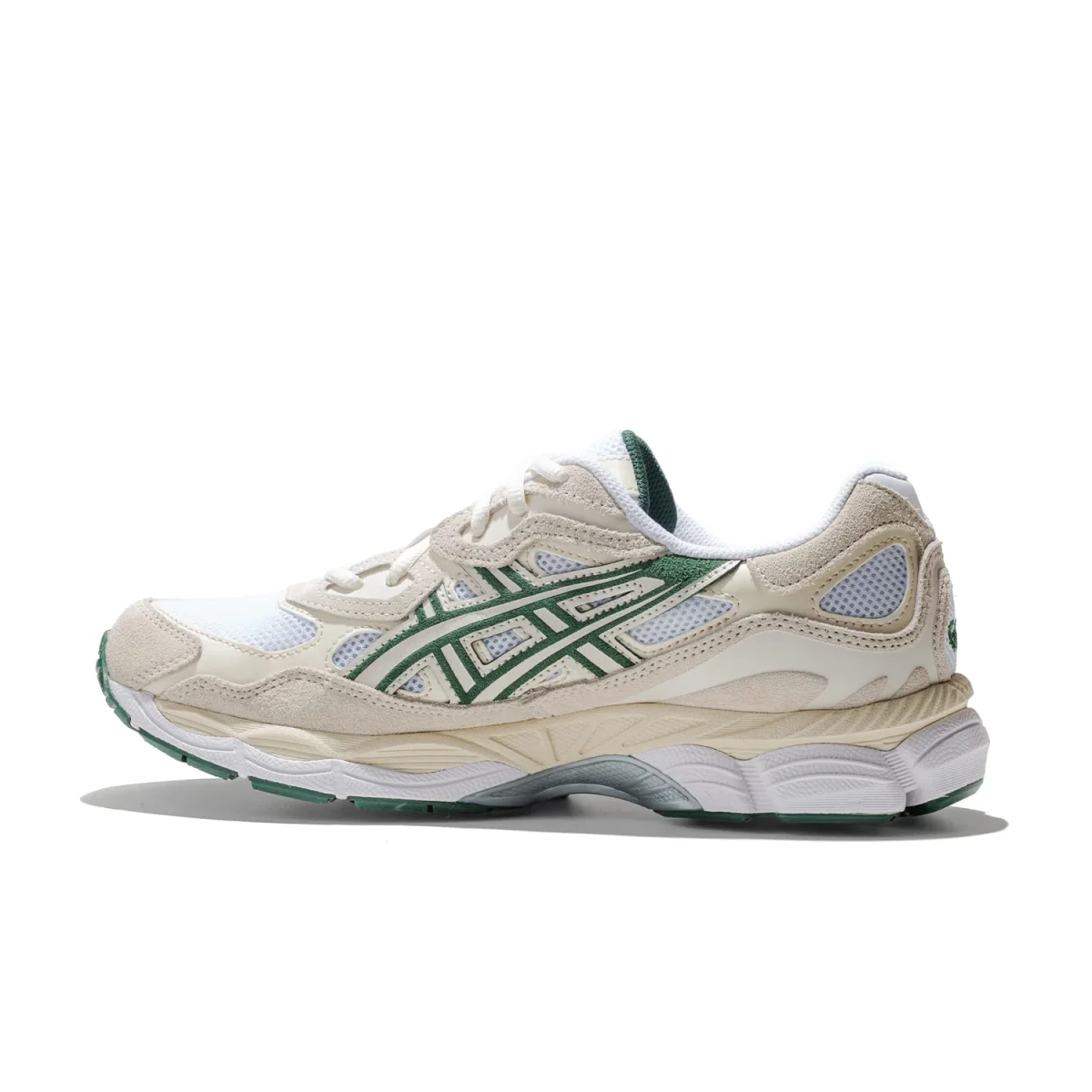 Asics Gel-NYC Ivory/Forest Night - Image 3
