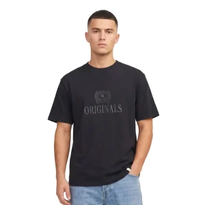 Jack & Jones Frederiksberg Monogram SS Tee Black