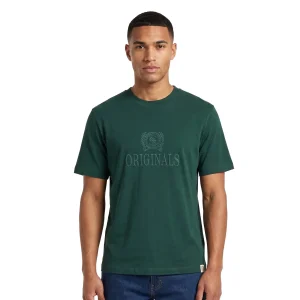 Jack & Jones Frederiksberg Monogram SS Tee Pine Grove