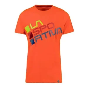 LA SPORTIVA SQUARE T-SHIRT M PUMPKIN