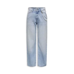 Only Molly HW Wide Denim Tai Light Blue Denim