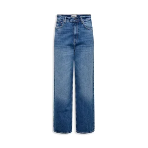 Only Paulina HW Baggy Wide Dnm Crop Medium Blue