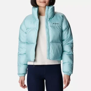COLUMBIA WOMEN´S PUFFECT CROPPED PUFFER JACKET AQUA HAZE