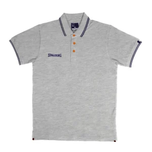 SPALDING POLO ESSENTIAL GREY/NAVY