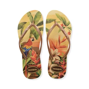 Havaianas Slim Tropical Caja Yellow