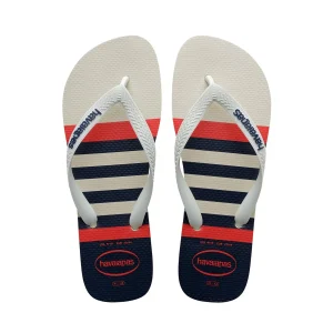 Havaianas Top Nautical White/White/Navy Blue