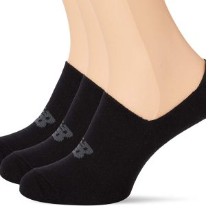NEW BALANCE MEIAS ULTRA LOW NO SHOW 3 PARES BLACK