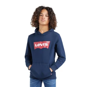 Levis Batwing Screenprint Hoodie Dress Blues