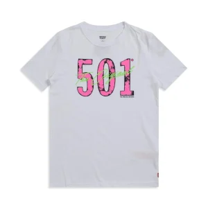 Levis 501 The Original Tee Bright White