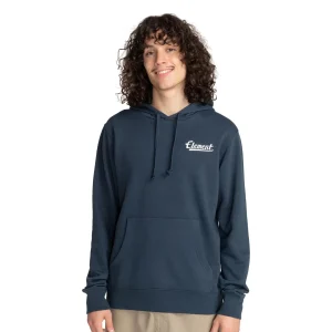 Element Script Chest Hood Sweat Eclipse Navy