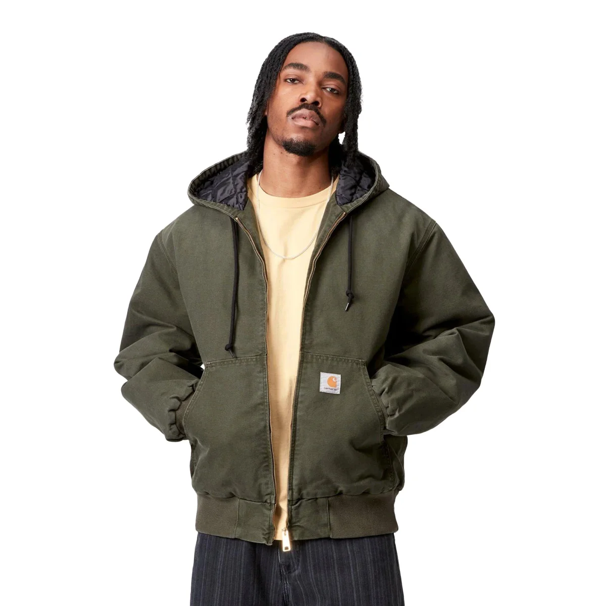 Carhartt WIP OG Active Jacket Olive stone canvas - Image 2