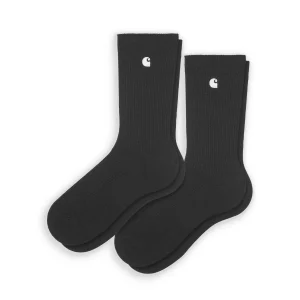 Carhartt WIP Madison Pack Socks Black/White + Black/White