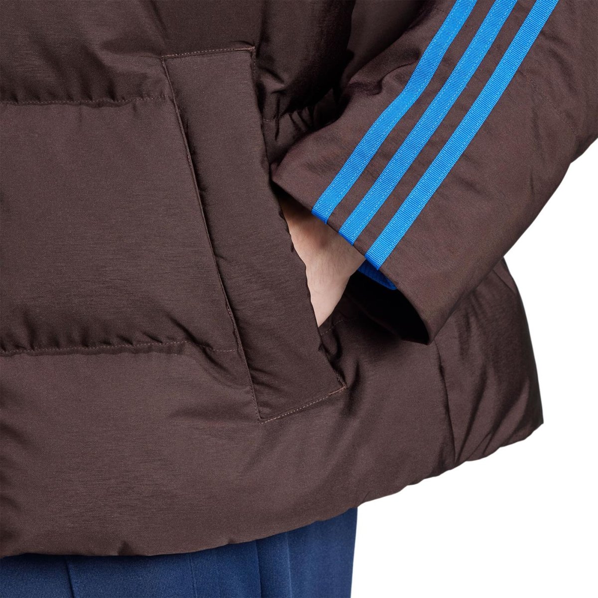 Adidas Originals Premium Puffer Jacket Shadow Brown - Image 4