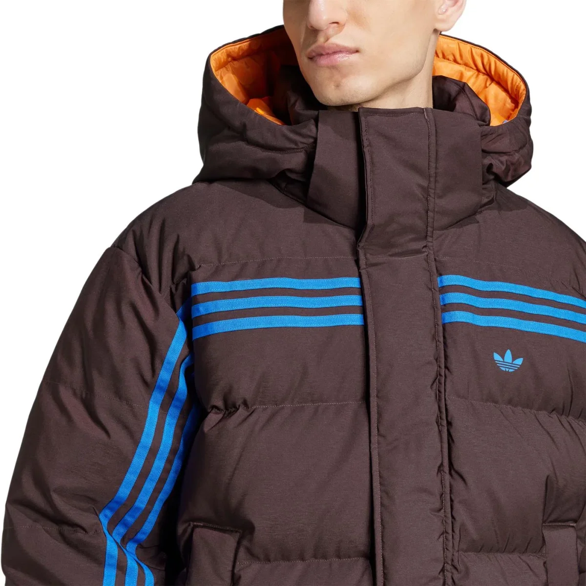 Adidas Originals Premium Puffer Jacket Shadow Brown - Image 5