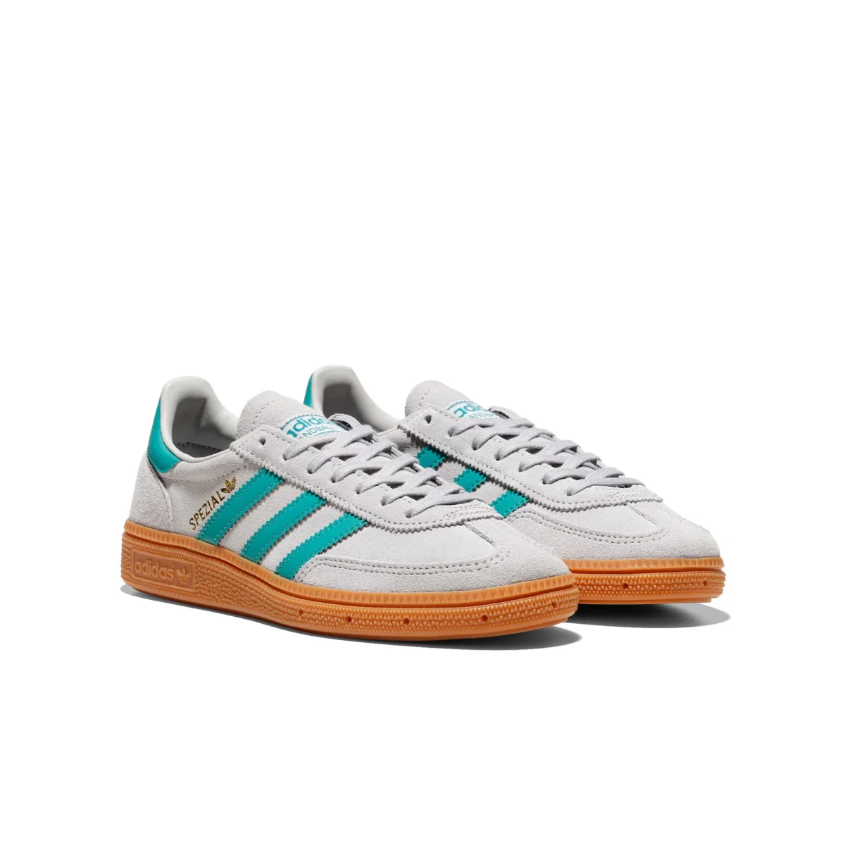 Adidas Originals Handball Spezial J Grey Two/Pure Teal/Gum - Image 3