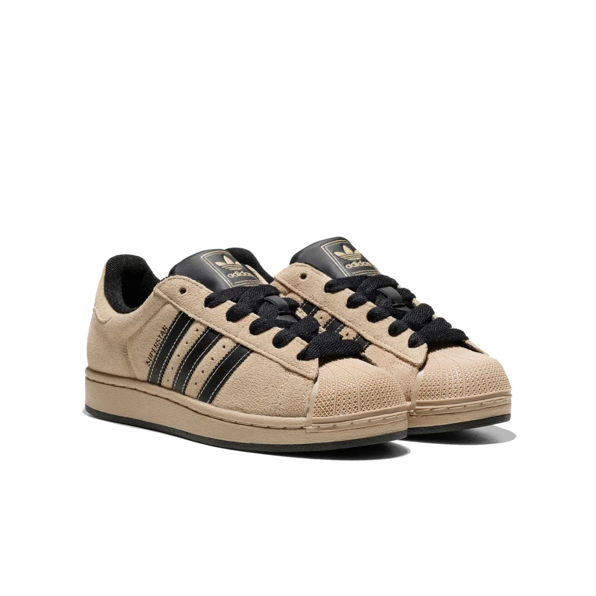 Adidas Originals Superstar II J Stone Khaki/Core Black - Image 3