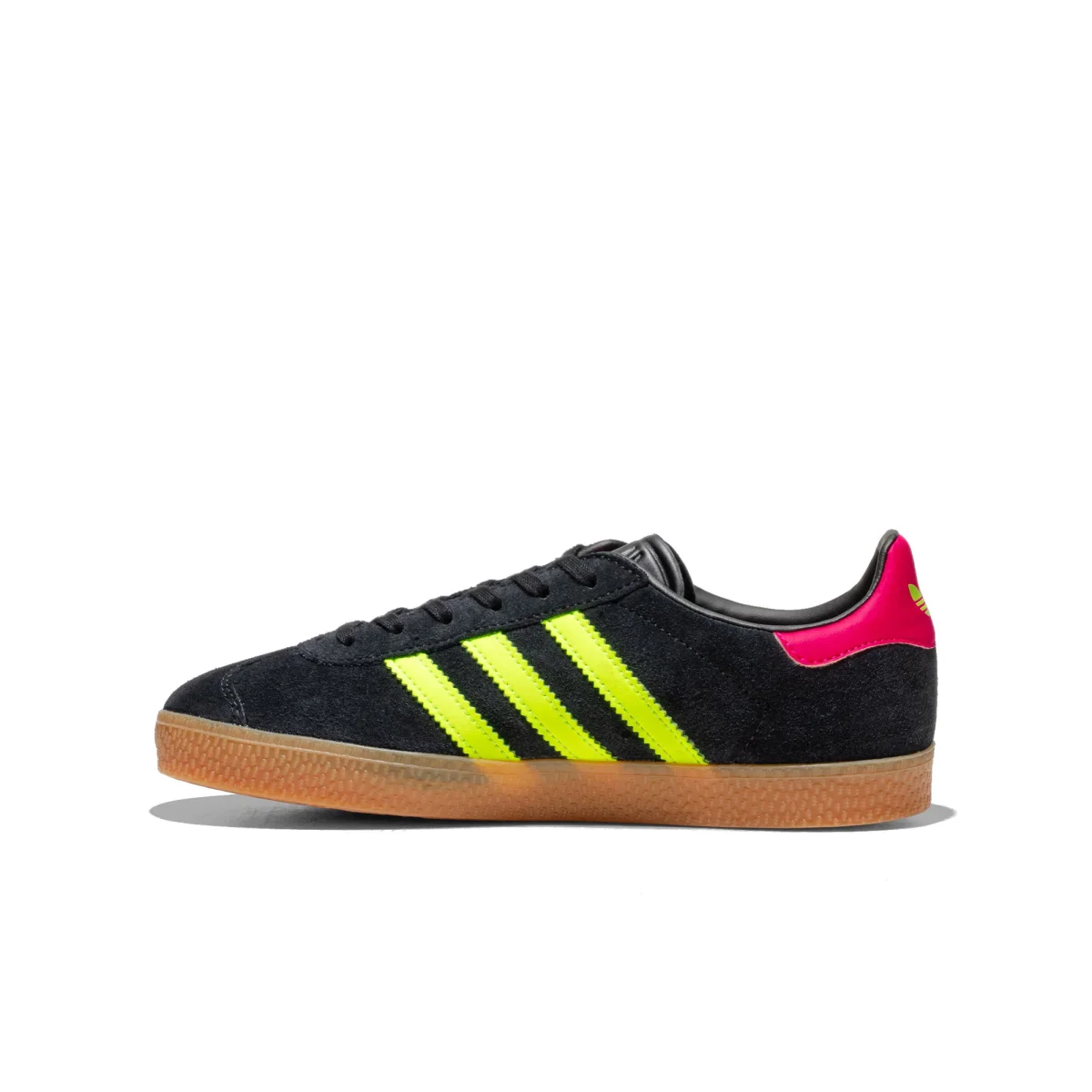 Adidas Originals Gazelle J Core Black/Signal Green/Pink - Image 4