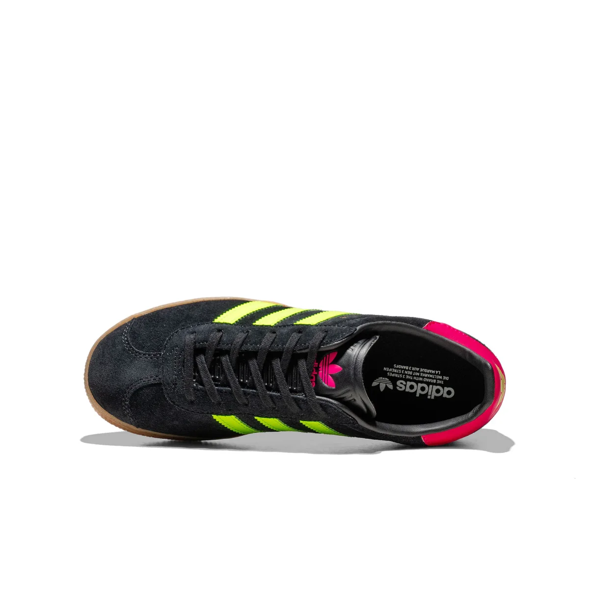 Adidas Originals Gazelle J Core Black/Signal Green/Pink - Image 6