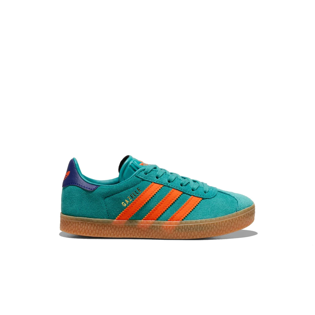 Adidas Originals Gazelle C Pure Teal/Impact Orange - Image 2