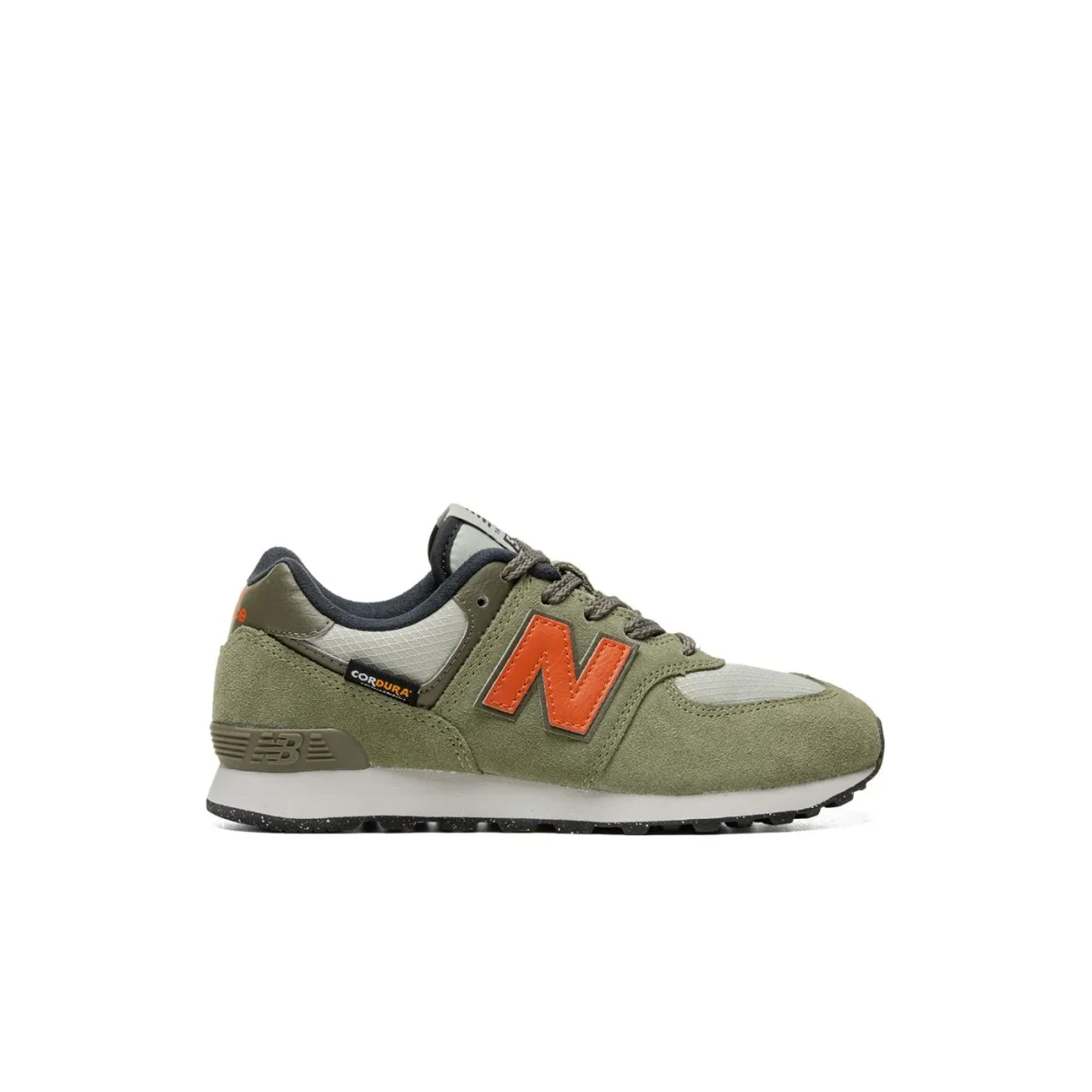 New Balance 574 Dark Olivine/Infield Clay - Image 2