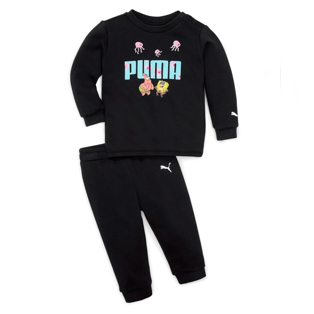 PUMA SPONGEBOB JOGGER SET KIDS BLACK - Image 2