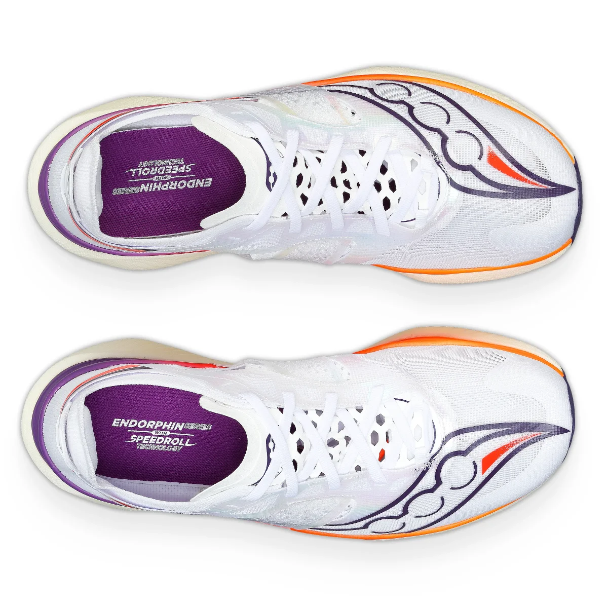 SAUCONY ENDORPHIN ELITE W WHITE/VIZIRED - Image 5