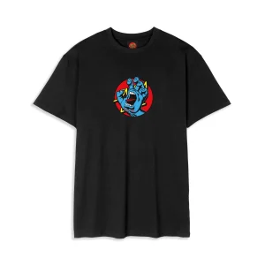 Santa Cruz Hand Dot Front Tee Black