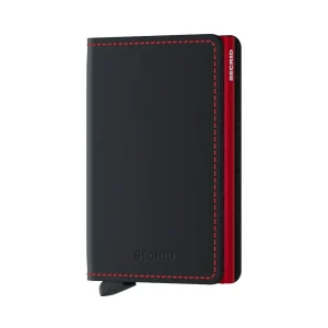 Secrid Slimwallet Matte Black & Red