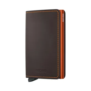 Secrid Slimwallet Matte Truffle/Orange