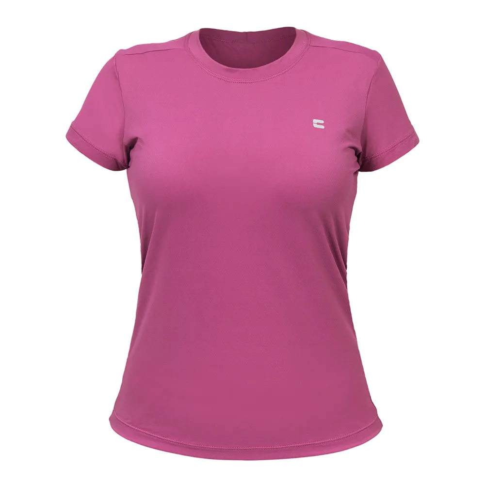 Camiseta Curtlo Active Fresh Fem MC Ameixa