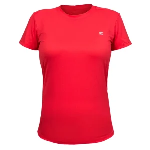 Camiseta Curtlo Active Fresh Fem ML Vermelho