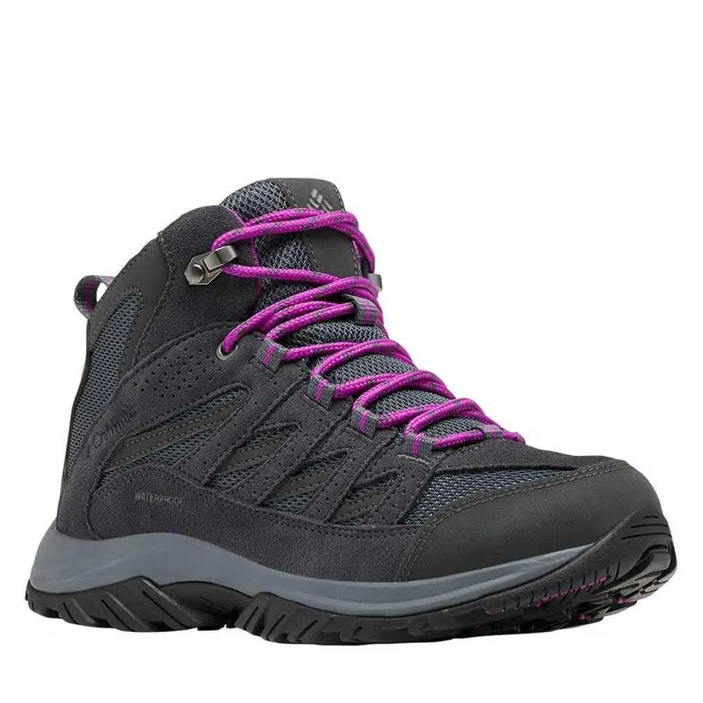 Bota Columbia Crestwood™ Mid Waterproof Feminino Grafite Rosa