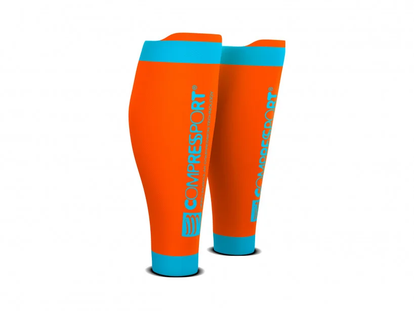 COMPRESSPORT PERNEIRA CALF R2V2 ORANGE
