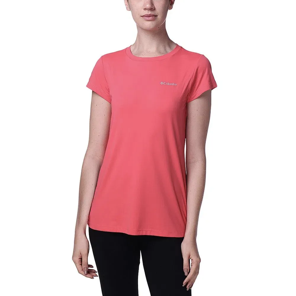 Camiseta Columbia Neblina UV 50 Feminino MC Coral