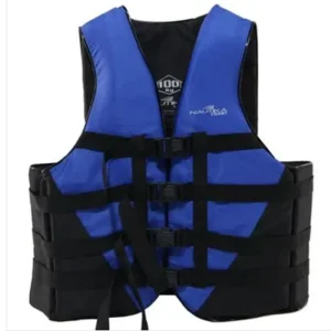 Colete Salva Vidas NTK Coast 110Kg Azul com Preto