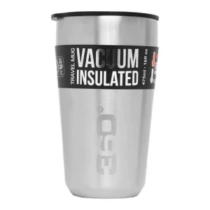 Copo Térmico 360° Degrees Aço Inox 475ml Prata