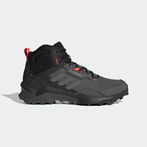 ADIDAS TERREX AX4 MID GTX GREY FIVE/GREY FOUR/SOLAR RED