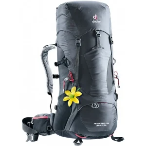 Mochila Deuter Aircontact Lite 35+10 SL (2018) Cinza c/ Preto