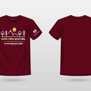 Camiseta Bordô – Dry Fit – Manga Curta
