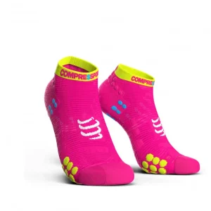COMPRESSPORT RACING SOCKS V3.0 RUN LO PINK