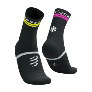 COMPRESSPORT PRO MARATHON SOCKS V2 YELLOW/NEO PINK