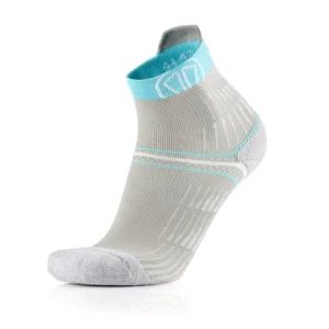 SIDAS RUN ANATOMIC CONFORT ANKLE W GREY/TURQUOISE