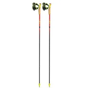 LEKI ULTRATRAIL FX.ONE SUPERLITE BRIGHT RED-NEONYELLOW-NATURAL CARBON