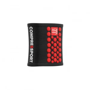 COMPRESSPORT SWEAT BAND 3D DOTS BLACK/RED