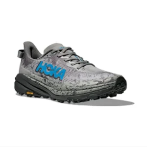 Tenis Hoka Speedgoat 6 Masculino Cinza com Azul