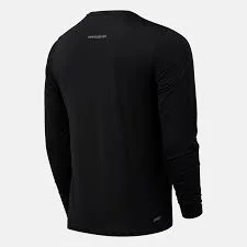NEW BALANCE ACCELERATE LONG SHIRT BLACK - Image 3