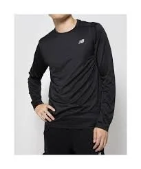 NEW BALANCE ACCELERATE LONG SHIRT BLACK - Image 4