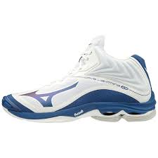 MIZUNO WAVE LIGHTNING Z5 MID FIERY WHITE/TRUE BLUE